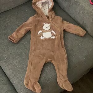 Disney Brown Bear Footie One Piece